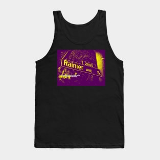 Rainier Avenue South Purple &amp; Gold Seattle Washington by Mistah Wilson Photography Tank Top